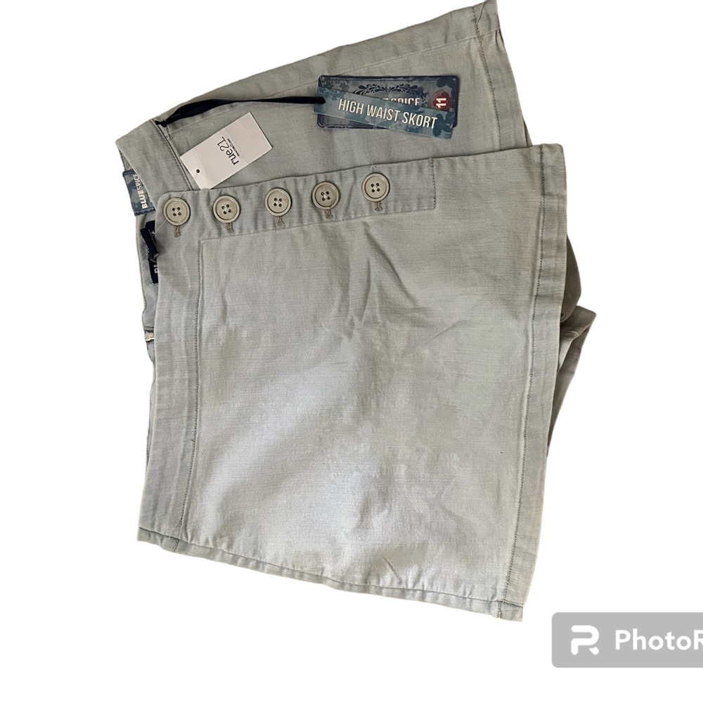 juniors skort light blue never worn